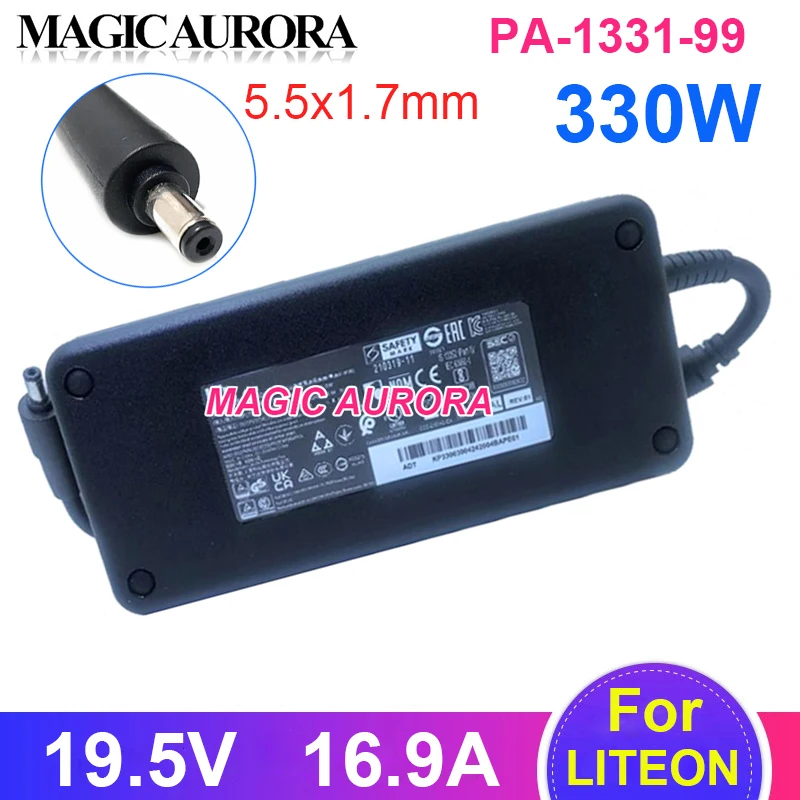 

Genuine LITEON PA-1331-99 Power Adapter 19.5V 16.9A 330W 5.5x1.7mm Power Supply For Acer Nitro 5 AN515-58-74TL Laptop Charger