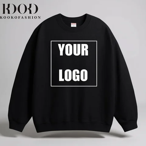 Customize Your Own Design Hoodie Personalized Embroidery Photo Logo Sweatshirt for Men and Women Casual Company Group Clothing