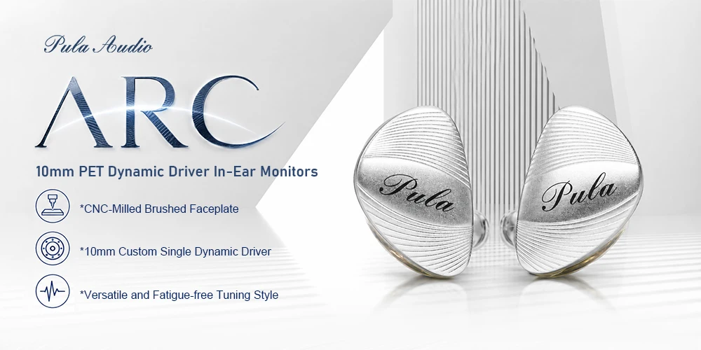 Pula Audio ARC HiFi IEM 10mm PET Dynamischer Treiber In-Ear Monitor Kopfhörer Typ-C Mikrofon Gaming-Ohrhörer Musik-Kopfhörer – Detail 1