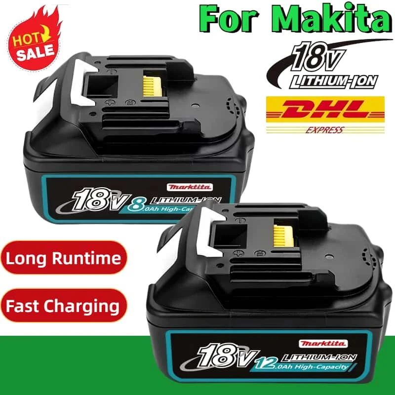 ใหม่ 18v แบตเตอรี่สําหรับ Makita ใช้งานร่วมกับสว่านกระแทก,ประแจผลกระทบ,เครื่องบดมุม 18V เครื่องมือสําหรับ Makita акку18650