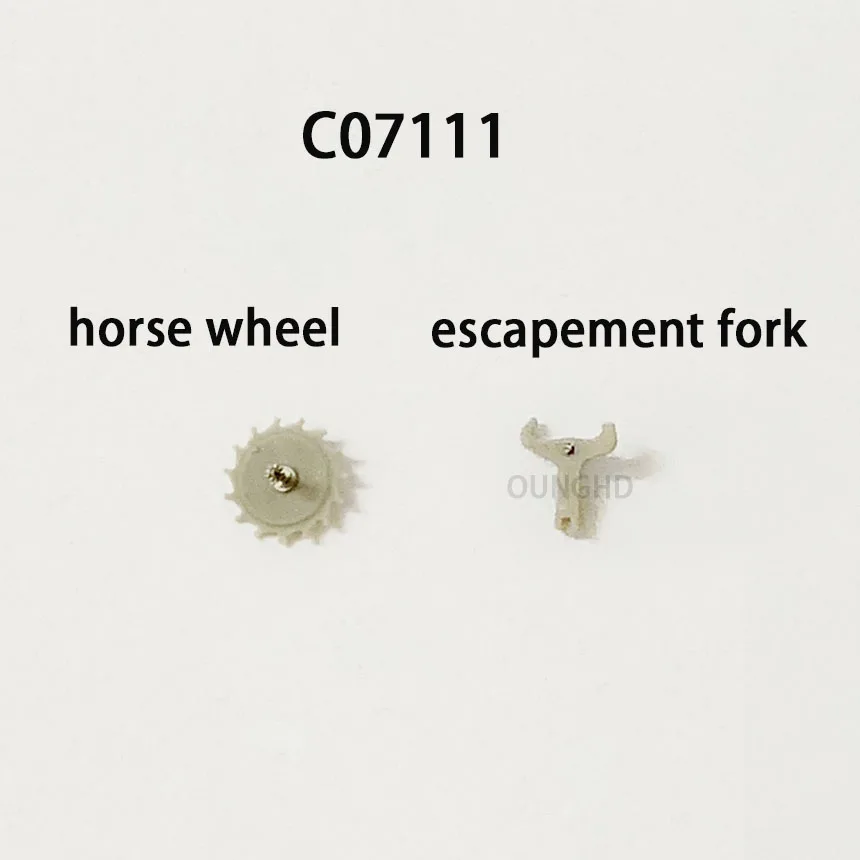 original disassembly machine parts suitable for C07111 movement horse wheel horse boy escapement fork escapement wheel C07111