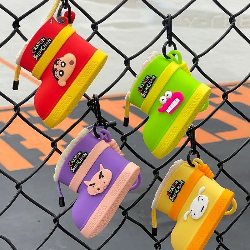 كارتون تلوين شين تشان  قلادة حقيبة التخزين المطر التمهيد سلسلة قلادة العصرية الظهر التعبئة والتغليف الحلي أصدقاء هدايا عيد الميلاد #1