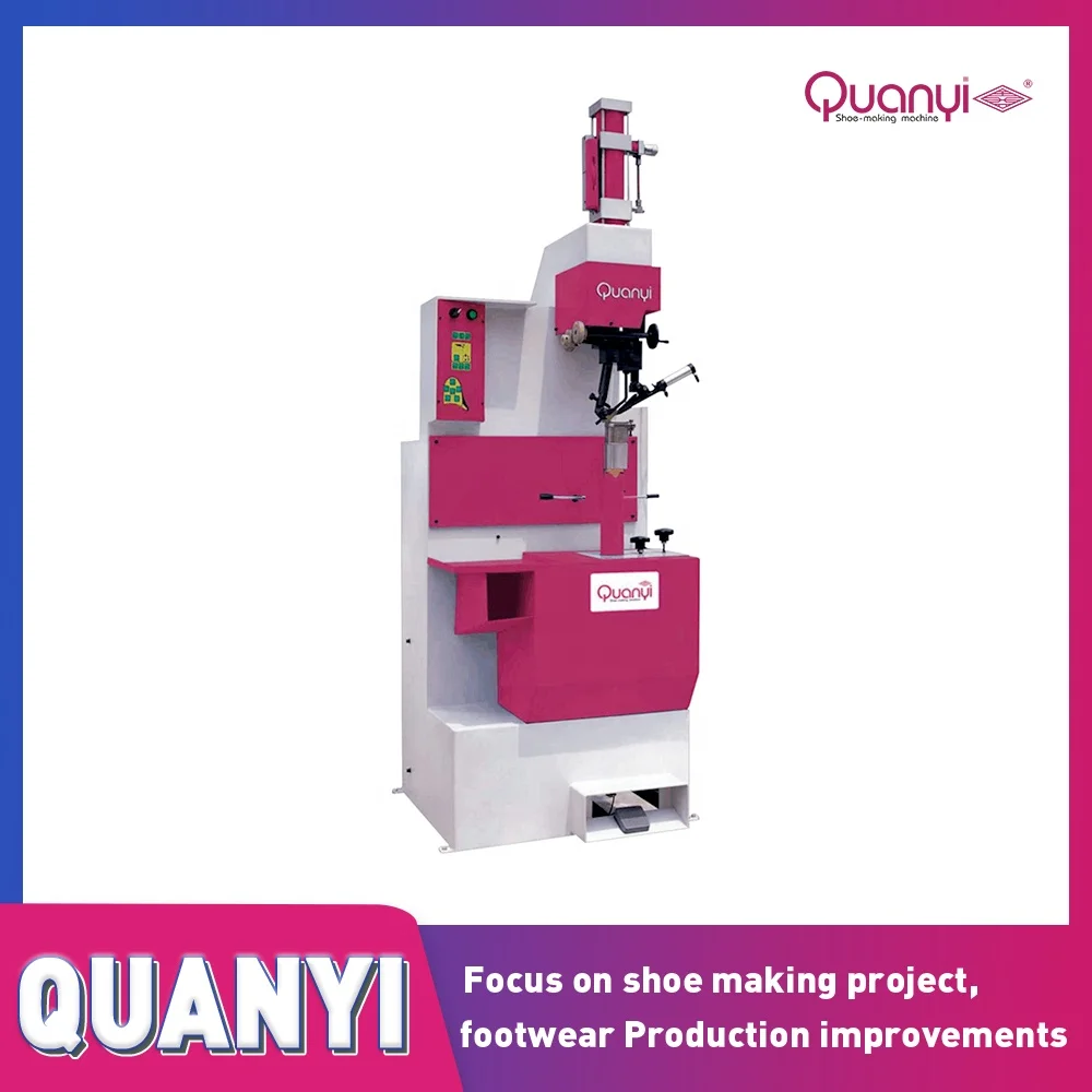 Simple Semi-auto Air Bag Sole Pressing Shoes Heel Nailing Machine