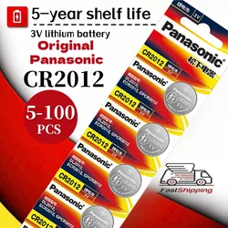 Panasonic cr2012 watch battery 3v lithium battery Button cr2012 pila Remote Control Motherboard Toy cr2012 battery panasonic