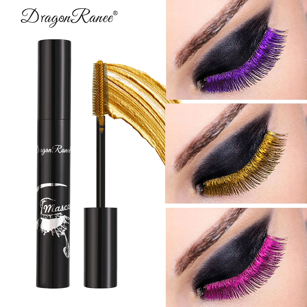 Colorful Mascara, Long-Lasting, Waterproof, Non-Smudged, Lightweight, Smooth, Easy to Color, Thick, Slender, Thick and Elongated