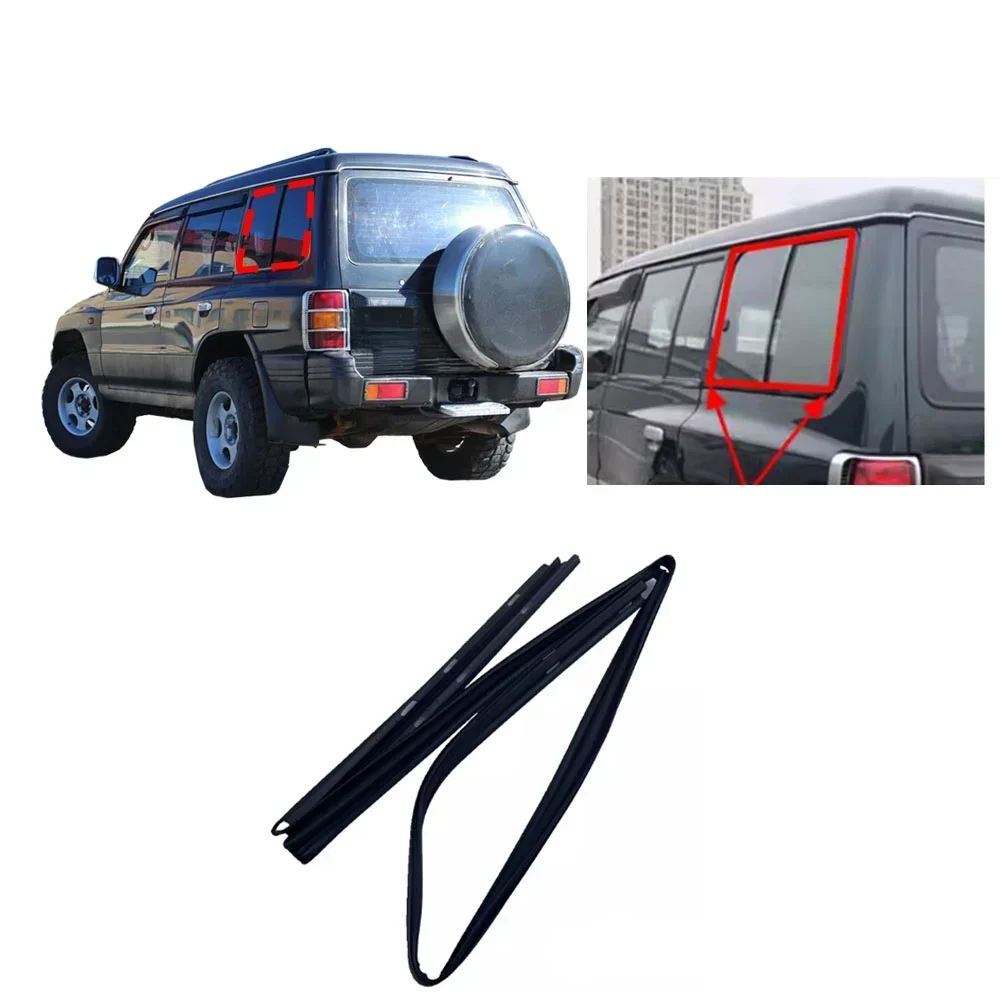 

1 Piece Inner or Outside Open Glass for Pajero 5 Door V40 MB677563 Glass Rubber Seal for Montero V30 WeatherStrip for Shogun V20