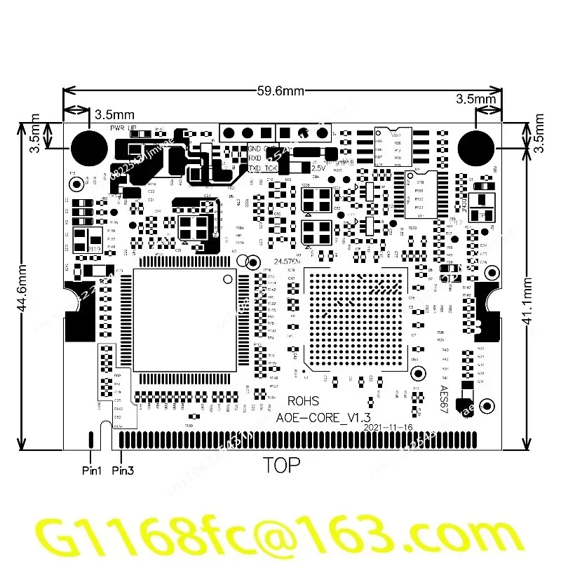 High Quality DT AES67 Audio Network Transmission Interface Module 64x64 A264 32X32 A203 Part
