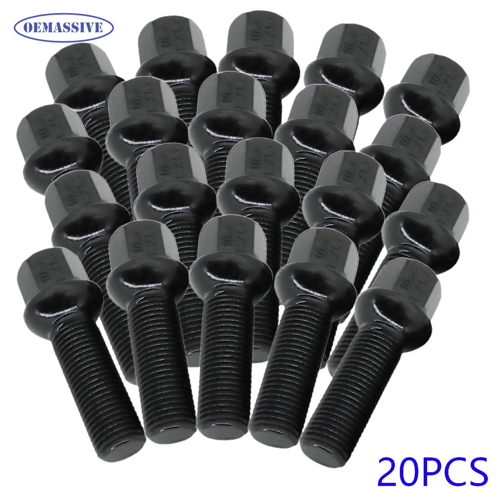 

OEMASSIVE 20 для Mercedes-Benz A35 A45 B180 B200 Audi A1 A3 A5 VW Passat Scirocco Touran Автомобиль M14X1,5 60 мм Колесные болты Автомобильные шпильки