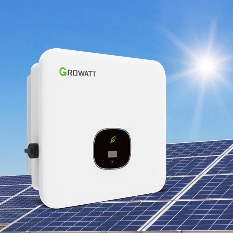 Inversor de energia solar na rede Growatt, MOD, 10KTL3-X, para sistema de estação, IP67, 10kW, 10 anos de garantia