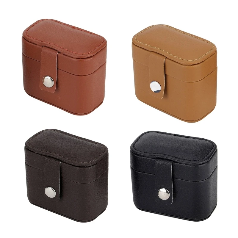 Travel Jewelry Box Small Portable Jewelry Case PU Leather Earring Necklace Bracelet Rings Holder Box for Women