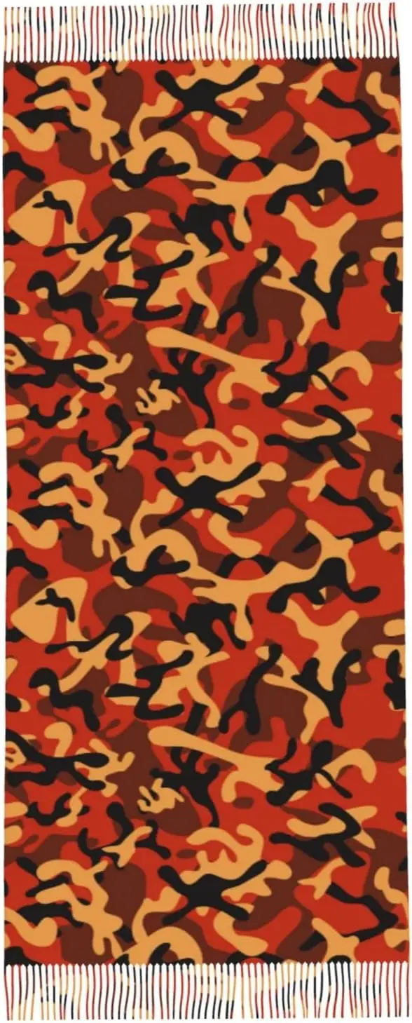 وشاح للنساء أوشحة شتوية طويلة مريحة بشراشيب، أغطية شال عصرية من الكشمير تناسب الارتداء اليومي للسيدات