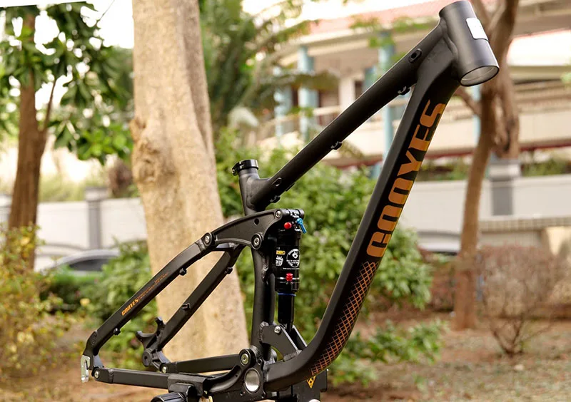

Full Suspension Bicycle Frame Aluminum Alloy for E-Bike Soft Trail Quick Release 4 Links MTB Enduro AM DH Downhill 135x10mm DPD
