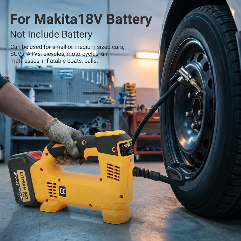 Inflador de Neumáticos Eléctrico Podofo, Compresor de Aire Portátil de 150 PSI, Bomba de Neumáticos para Automóvil con Manómetro Digital para Automóvil, Camioneta, Bomba Inflable