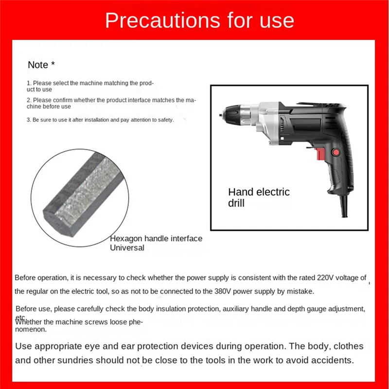 A84E-Hex Shank Pipe Threading Die 4/6 Points Pvc Pipe Threader Kit Pipe Threading Tool