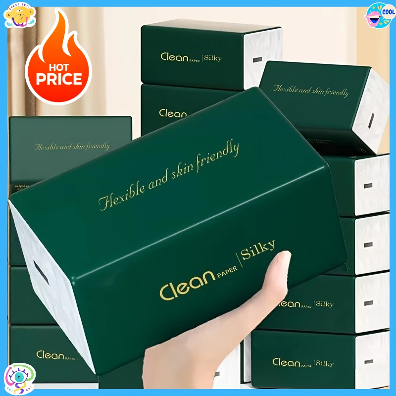 

Автомобильные бумажные полотенца Салфетки для лица 280 листов домашних толстых и доступных 4-слойных утолщенных салфеток и туалетной бумаги премиум-класса