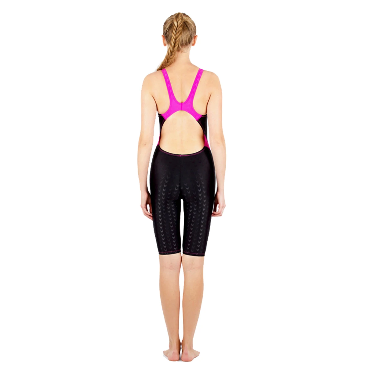 Women One-piece Competitive Racing Trainning Quickdry Swimwear Backless Surfing Diving Jumpsuit Bodysuit Bathing Suit Plus Size