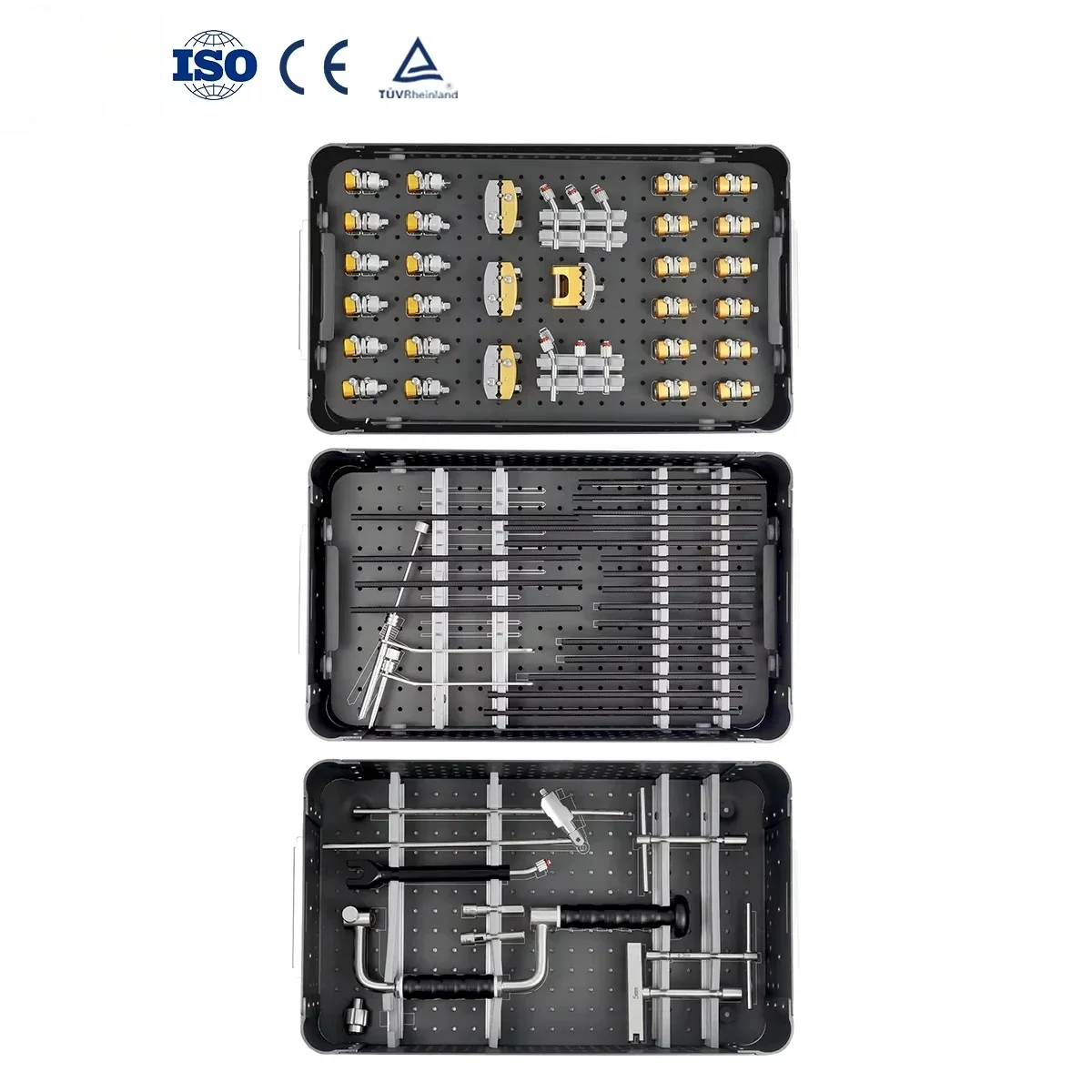 Ulna Radius  L/ Single Locking /Straight /Half Ball Connection/Radiolucent Multi-Joint  Type Forearm  Wrist External Fixator Set