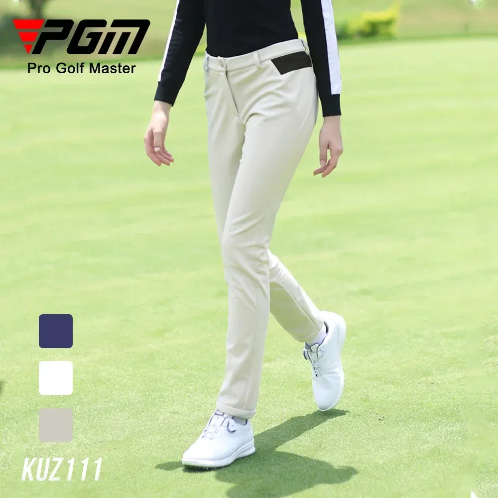 

PGM Golf Pants Women's Autumn Golf Pants Women's Pants Clothing Waterproof Ball Warm and Plucked