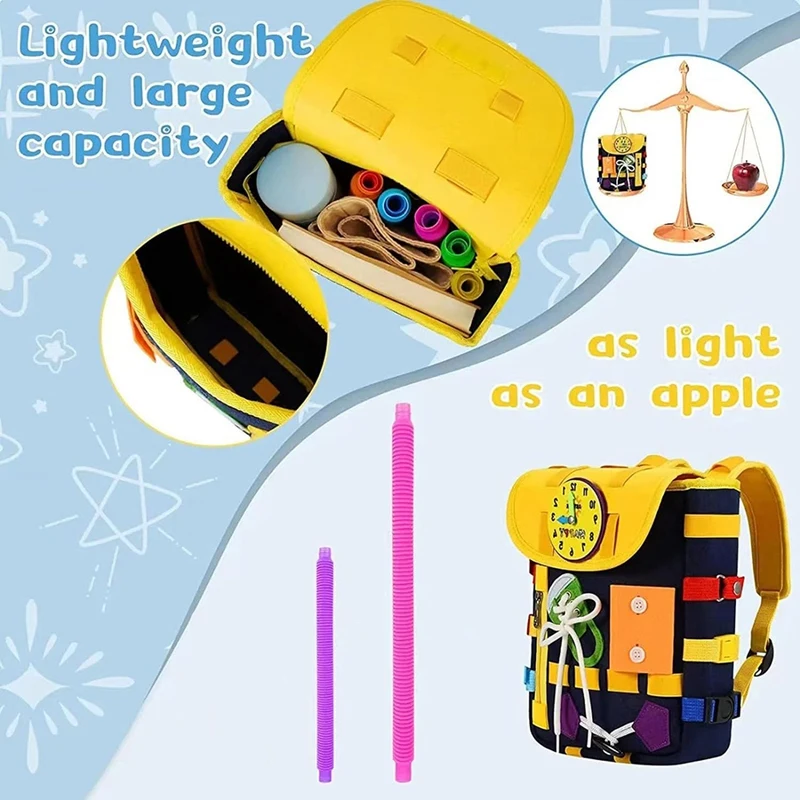 Christmas Gift DIY Felt Bag Backpack For Kids Size 11 Inch H X 9 Inch L X 3.9 Inch W