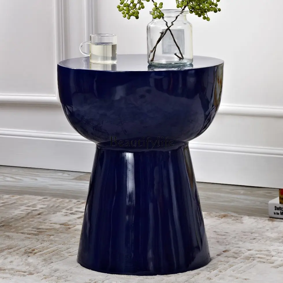 

Simple modern stool creative leisure small coffee table narrow outdoor living room sofa edge few American style