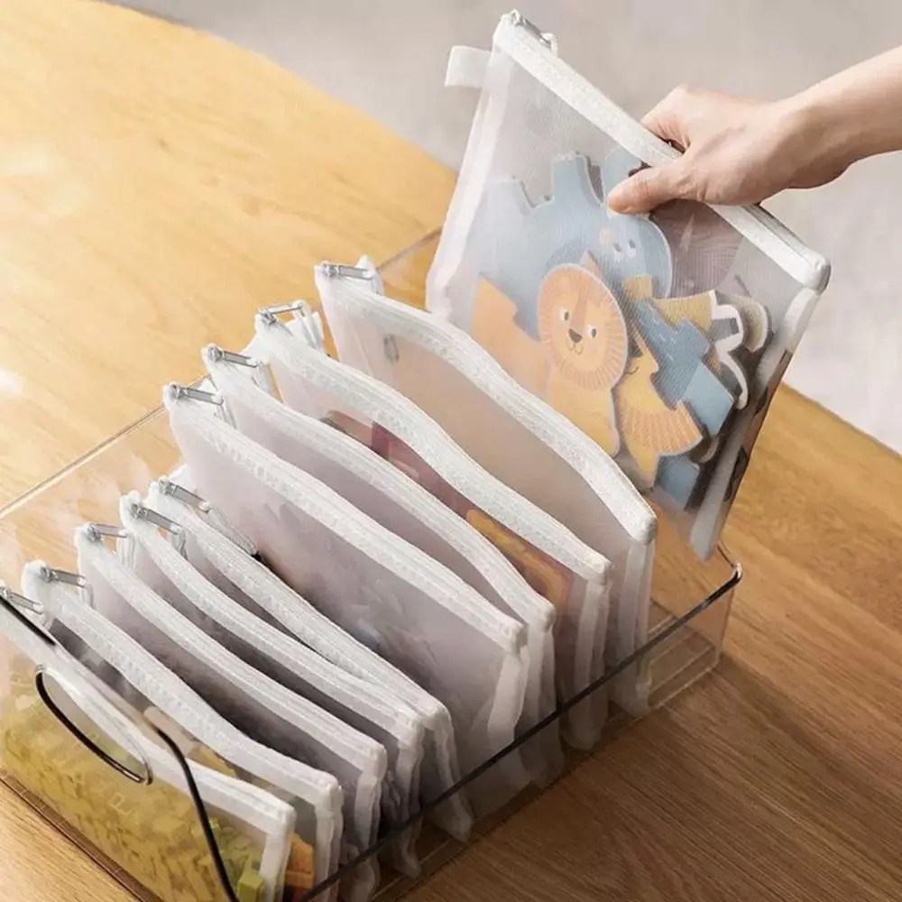 

Zipper Storage Pouch High Quality Mesh A4/A5/A6 Pencil Bag Document Storage Bag Students