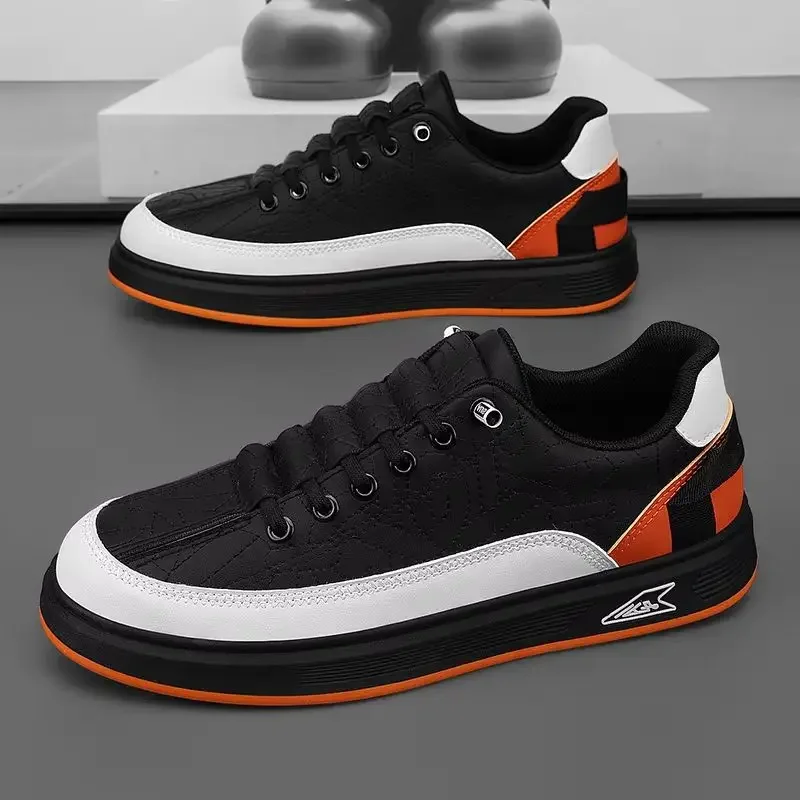 Новые тенденции 2025 года, винтажный стиль, летняя мужская спортивная обувь, модная прогулочная обувь для взрослых, эластичные классические мужские кроссовки без шнуровки