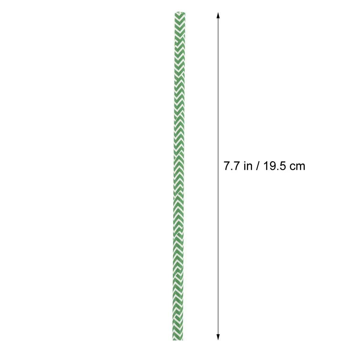25Pcs Wave Pattern Disposable Paper Straws Eco Friendly Safe Non Toxic Smoothie Milkshake Cocktail Party Restaurant Hotel Long