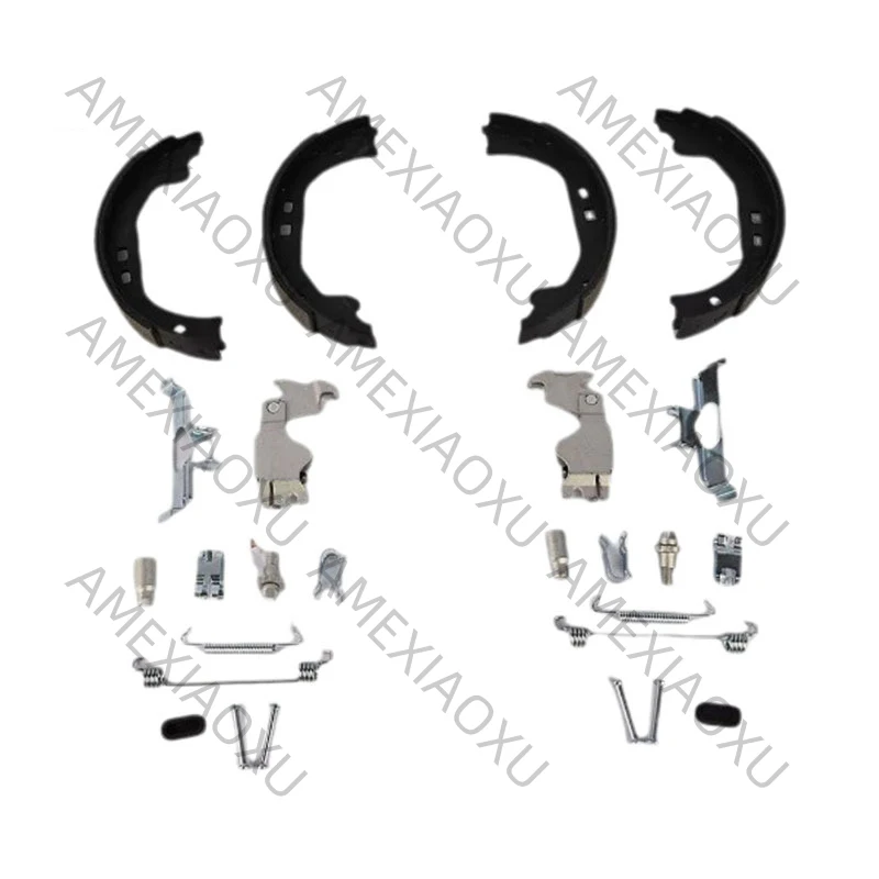 

Fits For Maserati Ghibli Quattroporte 3.0L 3.8L Parking Brake Shoes & Fastener Kits 673000034 673000035 AMEXIAOXU
