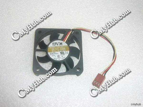 For AVC C5010B12XV DC12V 0.05A 5010 5CM 50MM 50X50X10MM 3pin Cooling Fan C5010B12XV