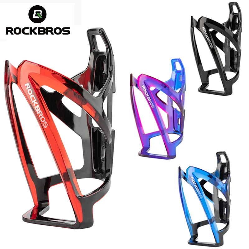 ROCKBROS Bicycle Bottle Holder PC Super Light MTB Mountain Road Bike Bottle Cage Colorful Cycling Botter Bracket Mount Accessory