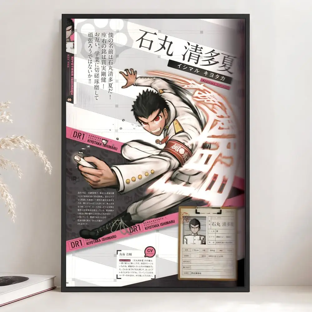 Danganronpa Spiel-Poster, Grafisches Wandkunst-Poster, HD-Wasserdichter PP-Papierdruck für Schlafzimmer, Wohnzimmer, Bürodekoration, Geschenk – Detail 16