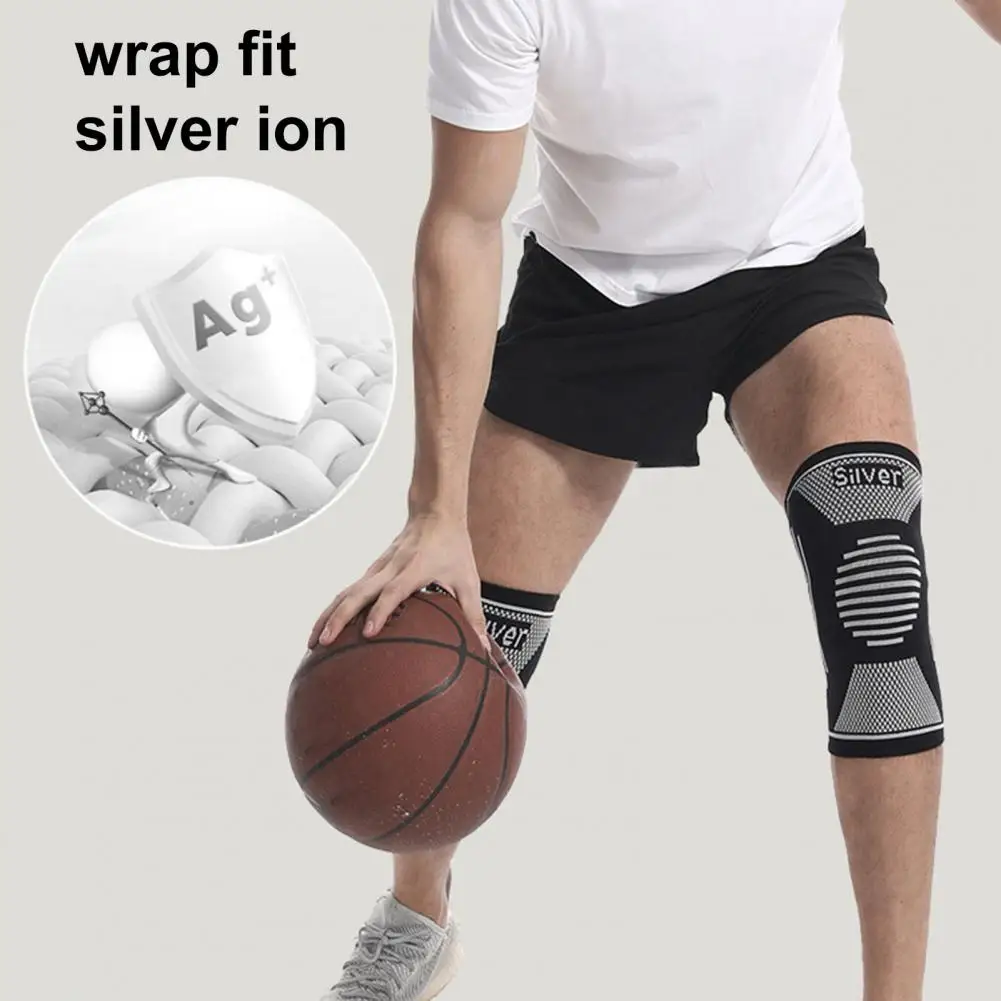 Compression Knee Pads Knitted Sports Knee Pads for Men Women Elastic Breathable Compression Sleeves Pain Relief Tendonitis