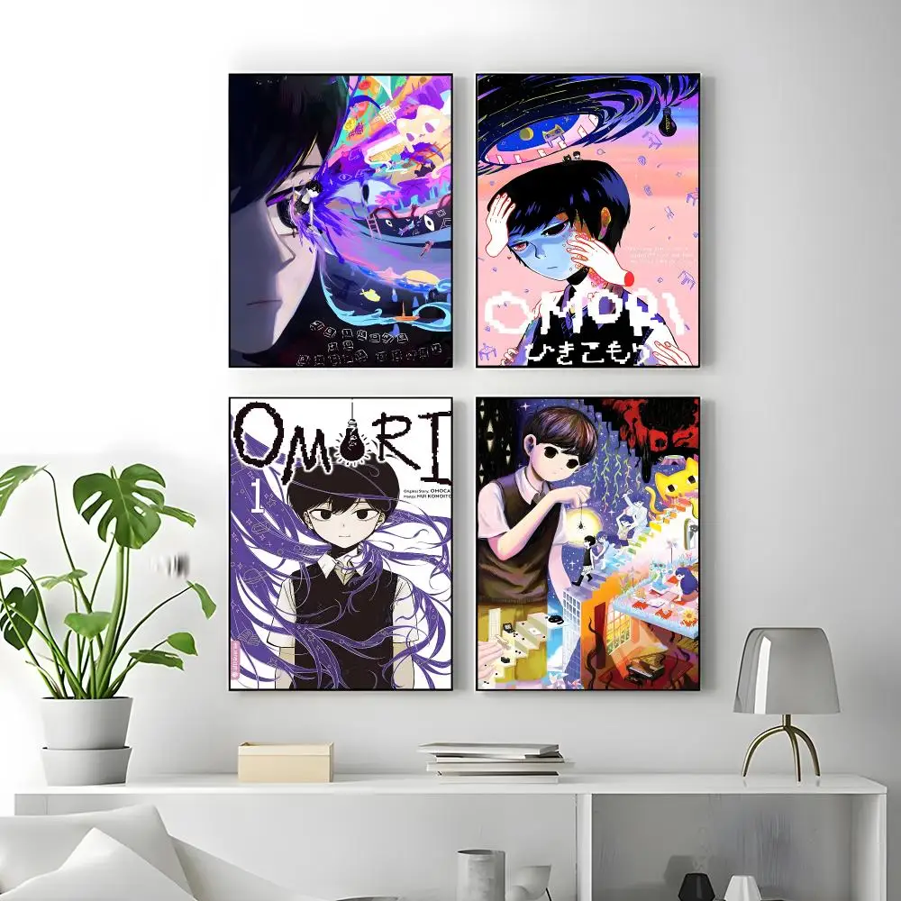Omori V-video Game Poster Poster High Quality Wall Art for Home Office Bedroom Living Room Perfect