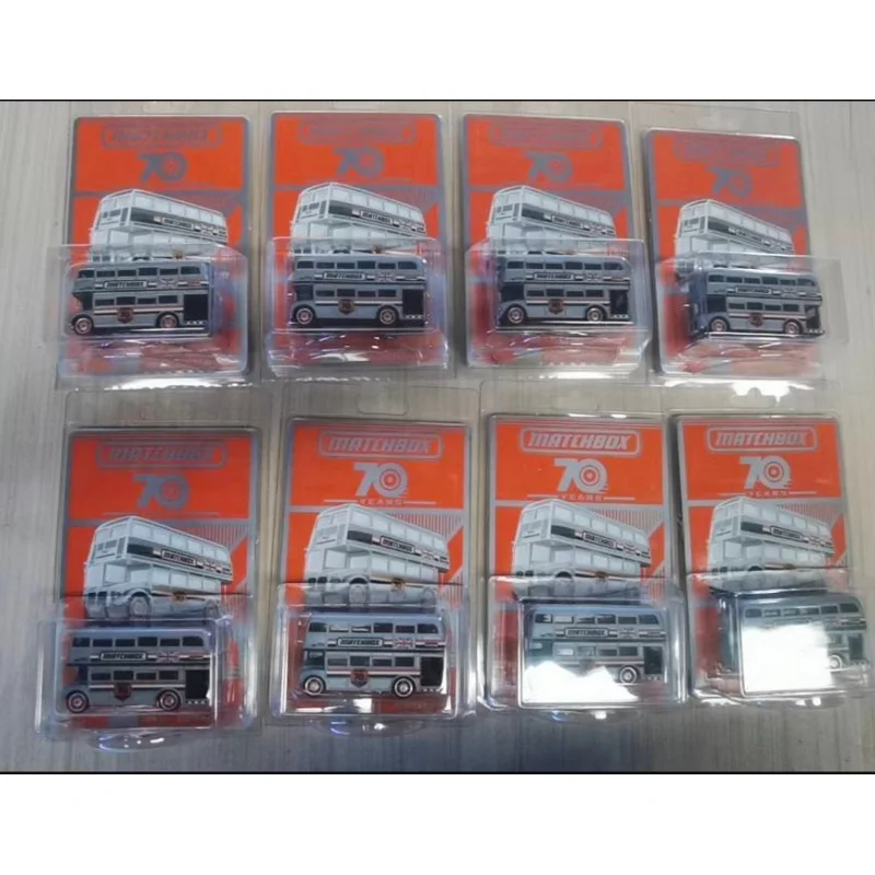 Genuine Matchbox HPN17 70th Anniversary Limited Edition London Double Decker Bus Alloy Diecast Model Vehicle Collectible Toy Car