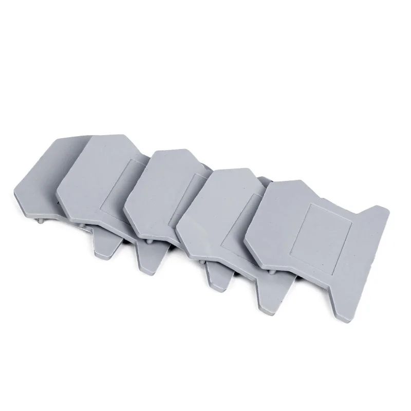 D-UK2.5 End Barrier Plate For UK2.5B Blocks Connector D-UK2.5B Din Rail Terminal Block Accessories End Cover D-UK 2.5BG