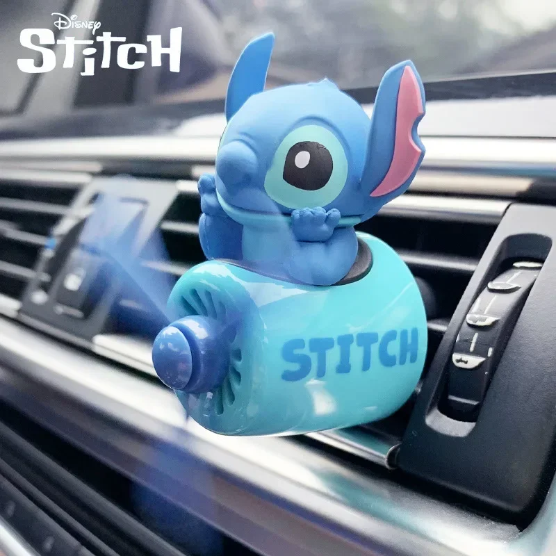 Disney Stitch Air Freshener Car Perfum Kawaii Propeller Outlet Vent Fresheners Perfume Suitable for Car Interior Decoration