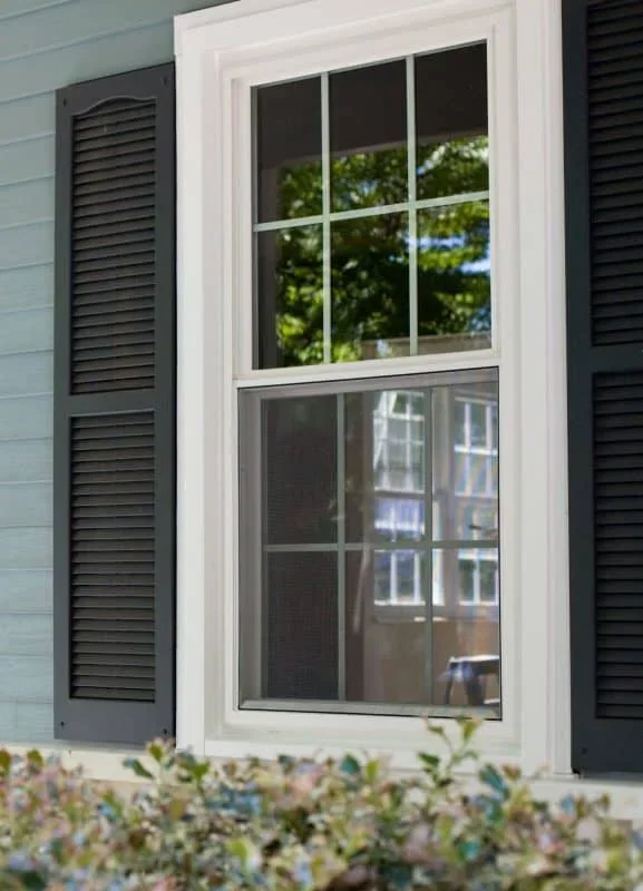 Single Hung Windows Powder Coating Aluminum Tempered Glass Vertical Sliding Window Energy-efficient Custom Double Hung Window