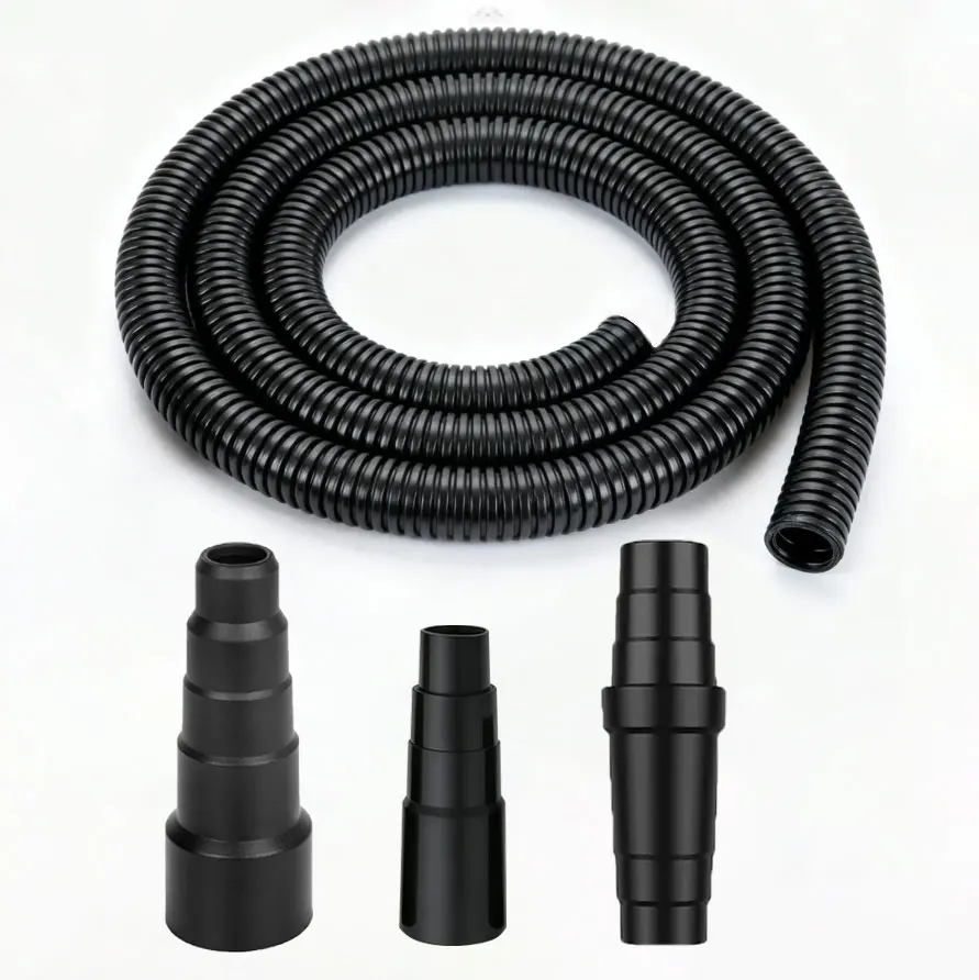 Vacuum Cleaner Corrugated Hose Set, Universal Vacuum Extension Tube, Multi-Specification Conversion Connector, Telescopic Corrug