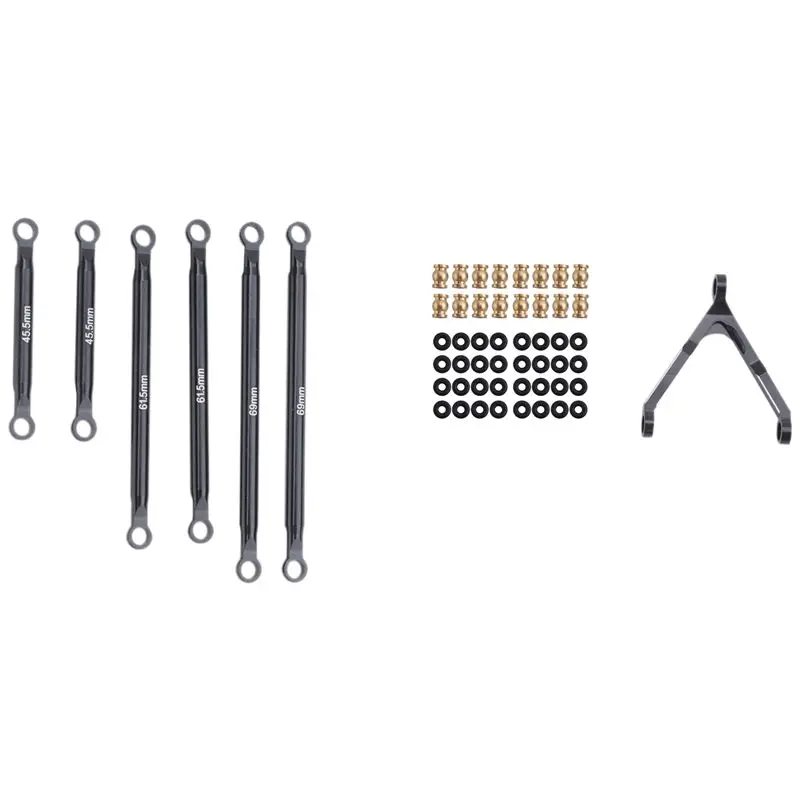 

Комплект рулевых тяг и шарниров из металла для радиоуправляемых моделей Axial SCX24 JEEP Gladiator 1/24, запчасти для краулеров