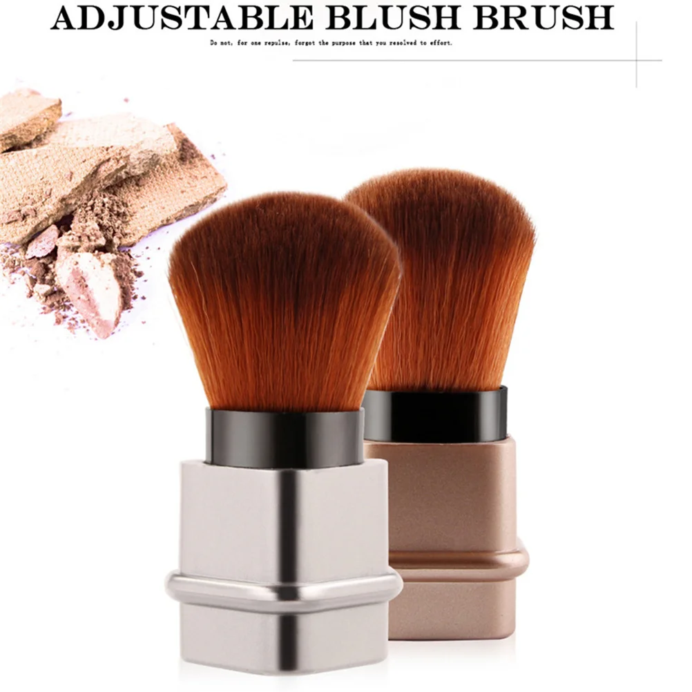 

Powder Brush Retractable Dust Makeup Tool For Foundation Blush Application Professional Beauty Essential Portable