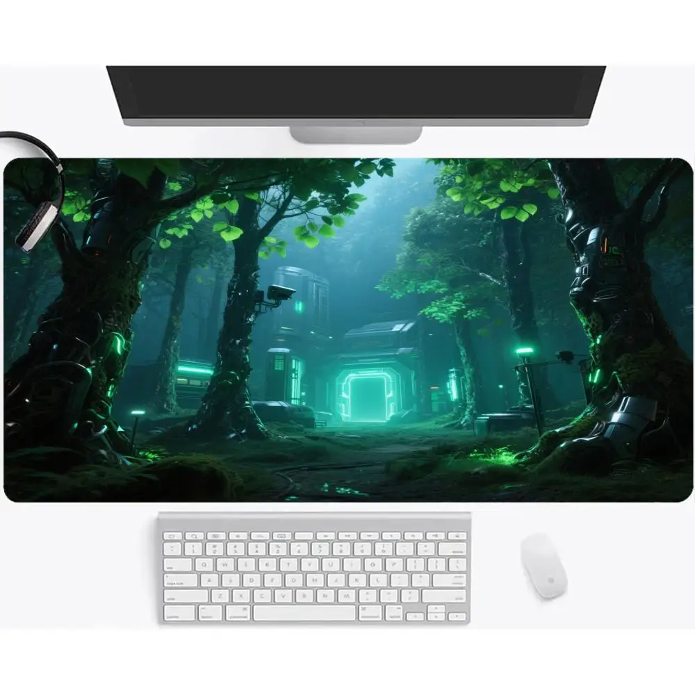 

Большой размер коврика для мыши, настольный коврик, коврик для офисной спальни, противоскользящий коврик для мыши для ноутбука, настольного компьютера