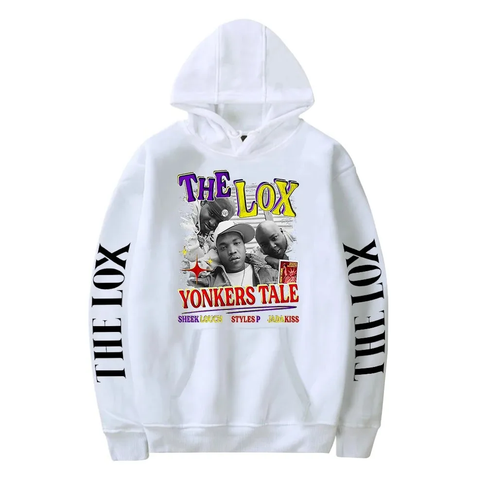 The lox hoodie hoodie hoodie male hip hop age school y2k style hoodies autumn oversized female harajuku pullovers casual sweater