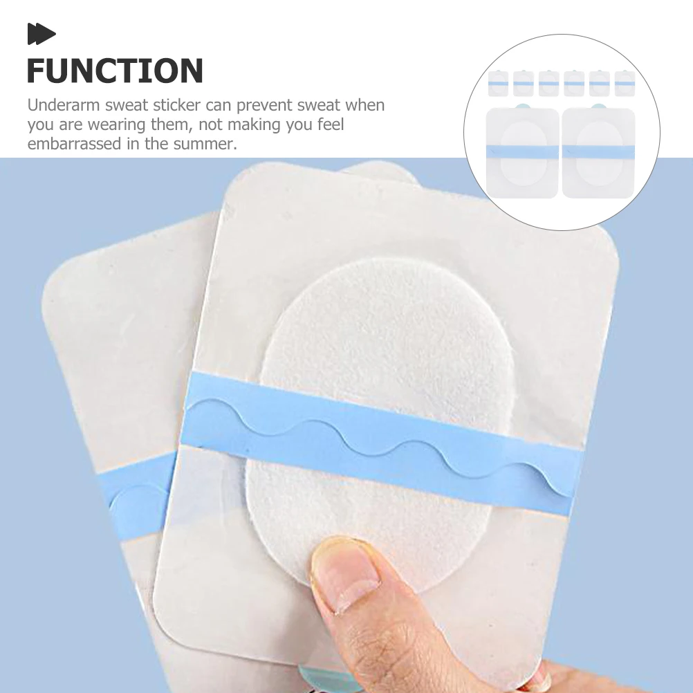 

Invisible Underarm Sweat Absorbent Adhesive Disposable Antiperspirant Pads for Women Men Armpit Sweat Stickers Invisible