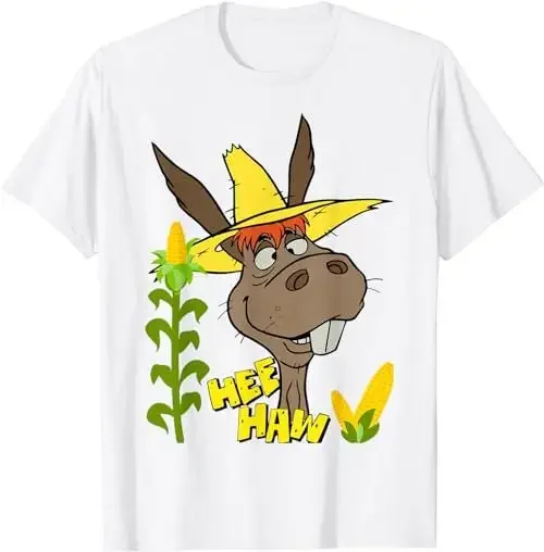 Funny Donkey Face Hee Haw Farming Life Farm Animal Corn T Shirt SweaT 48550