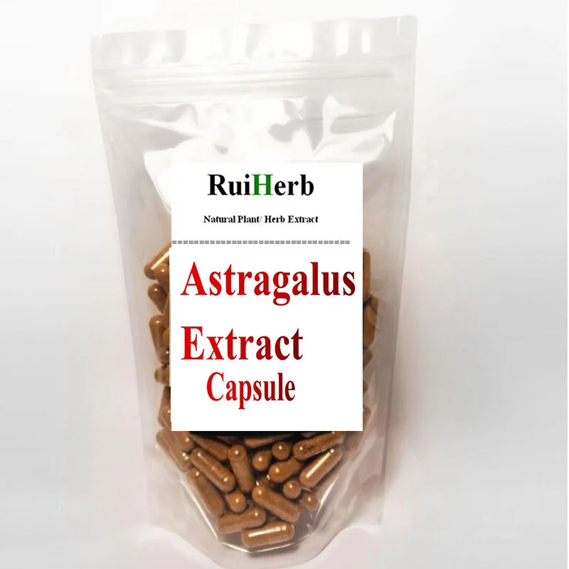 1Pack 120pcs, Astragalus Extract Powder Capsule