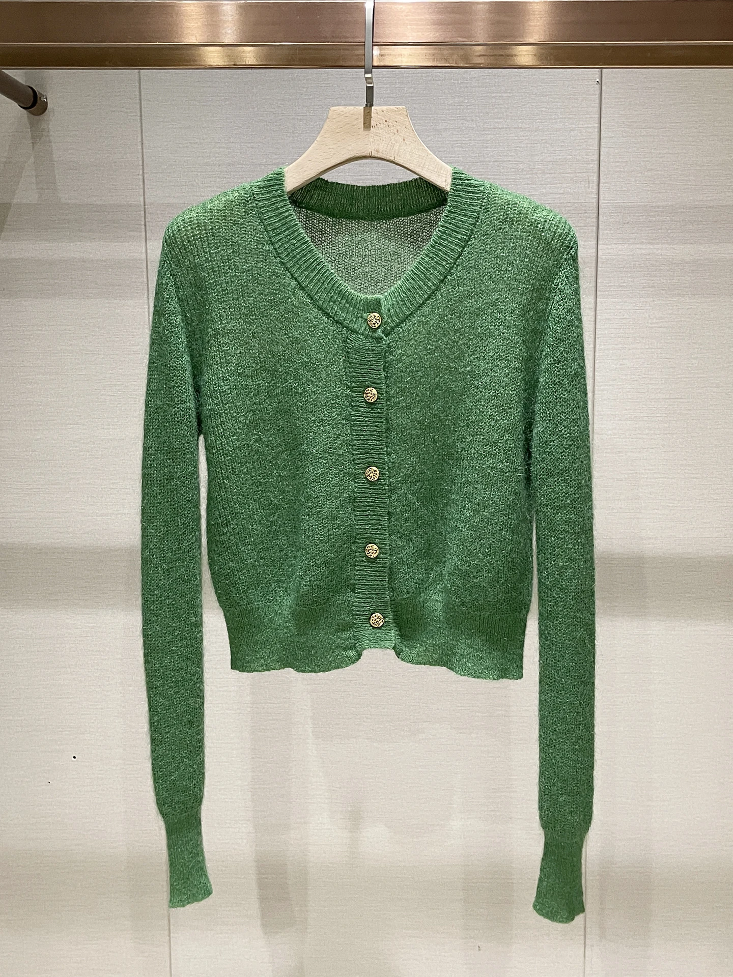 

Unique een Slim Fit Knitted Sweater for Women Winter 2025 New Arrival Commute Sle Luxury Knitwear ort Length Open Cardigan