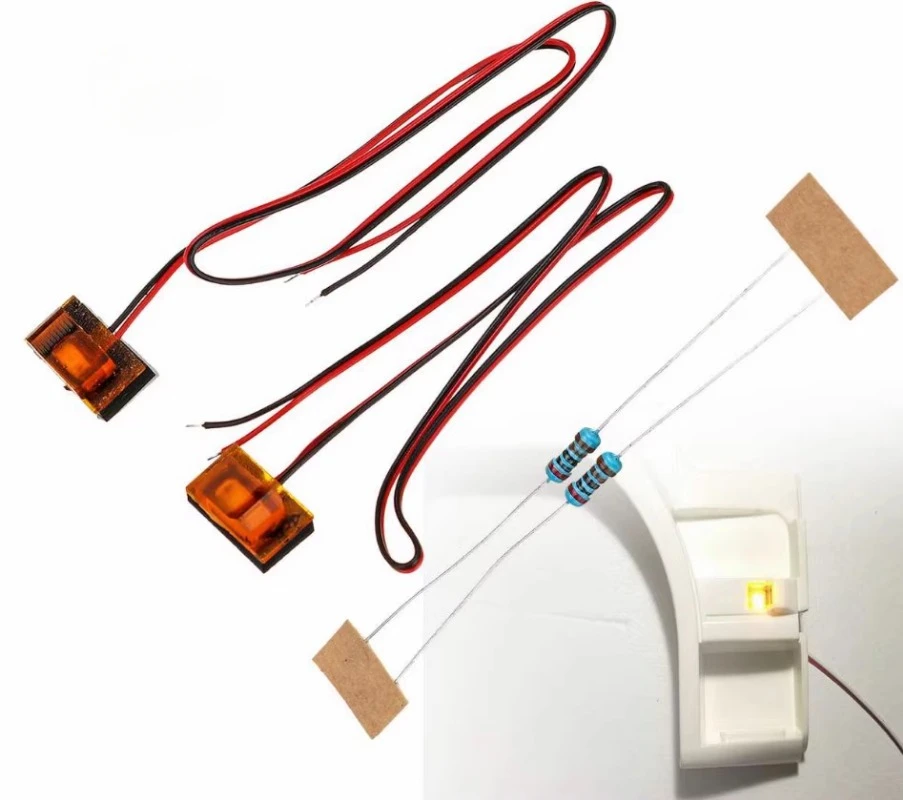 

LED Pedal Steering Side Lights Accessories for 1/14 Tamiya RC Truck Trailer Tipper Scania 770S R470 R620 56323 DIY Upgrade Parts