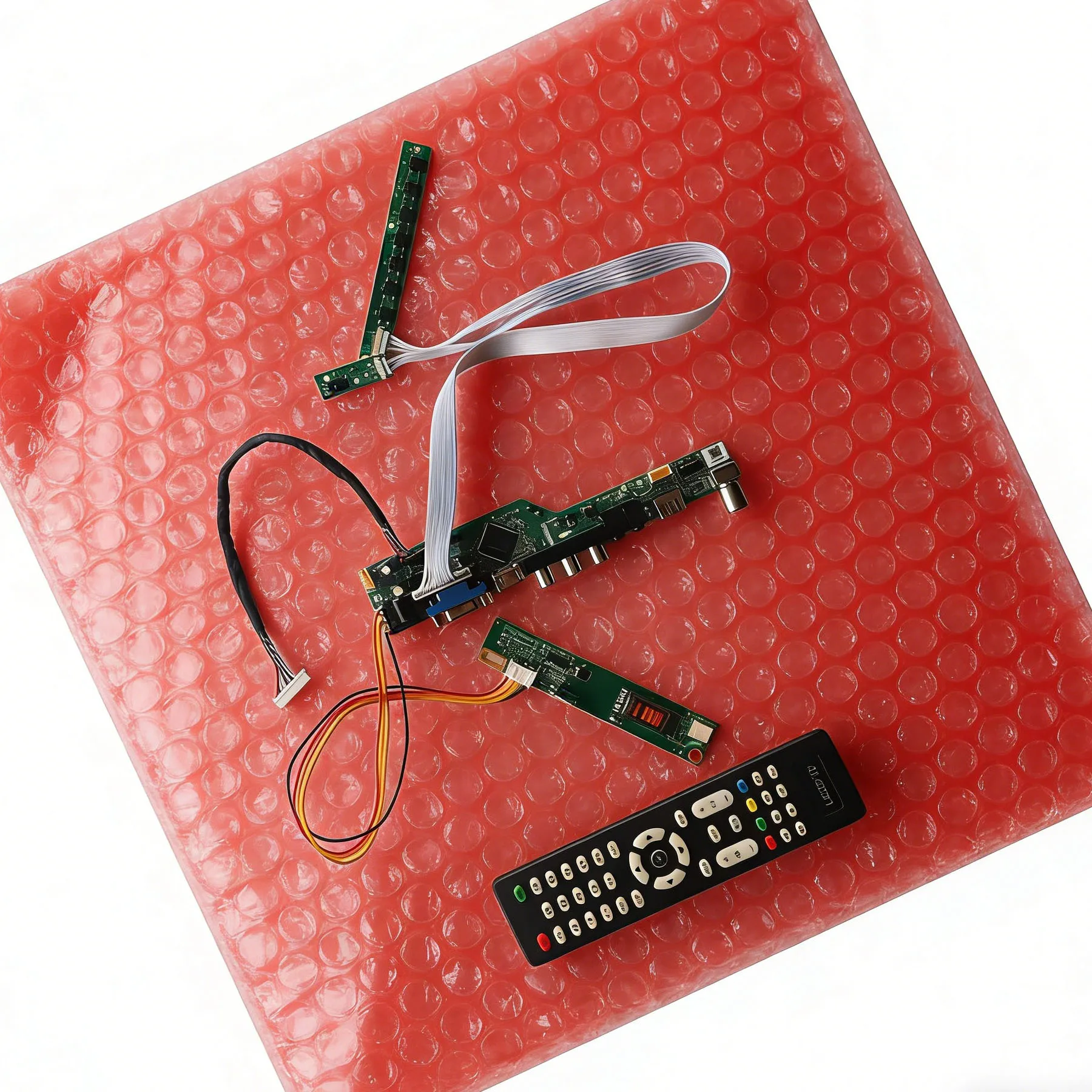 Screen Drive Controller Board Fit HT12X13 HT12X14 HT121X01 HT12X21 20 Pins LVDS 1024*768 1024x768 USB+AV+VGA+HDMI 1-CCFL DIY Kit