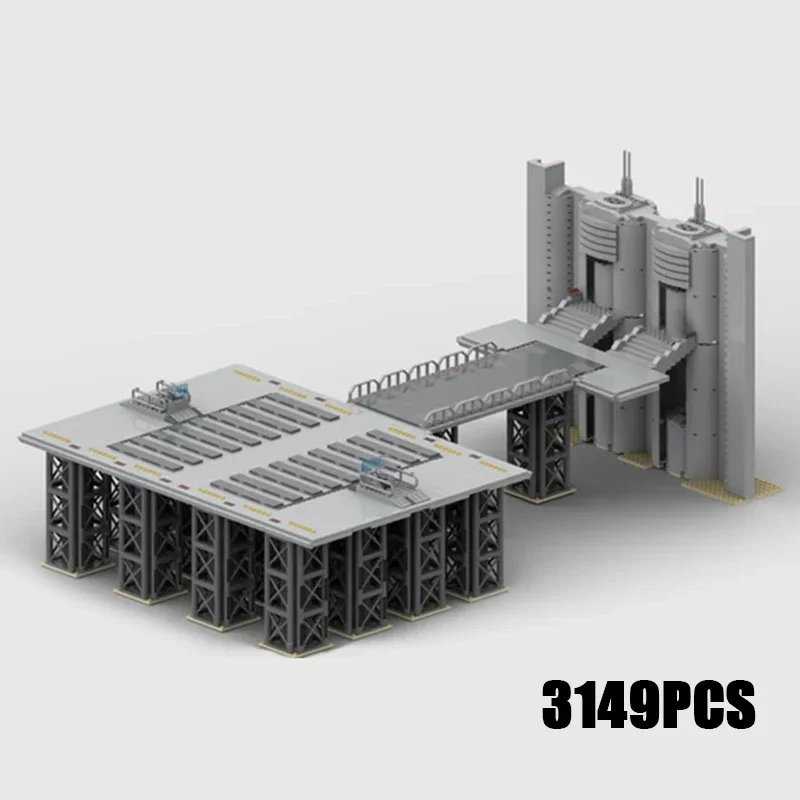 Moc Gebäude Ziegel Berühmte Star Film Modell Landung Plattform Technologie Modulare Blöcke Geschenk Weihnachten Spielzeug DIY Sets Montage