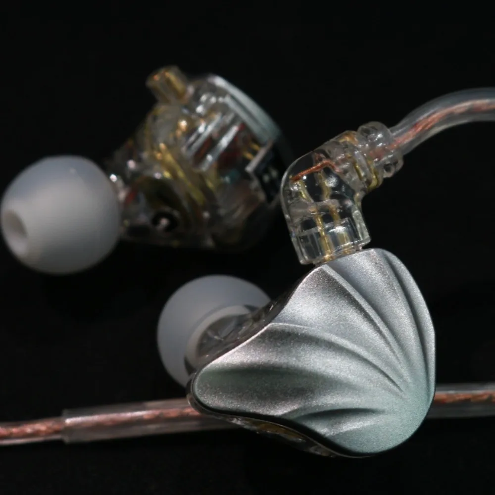 3.5MM KZ Earphones Cables 2PIN Upgrade KZ Headphones Wire with Microphone High-Purity Wired Earphones Cables